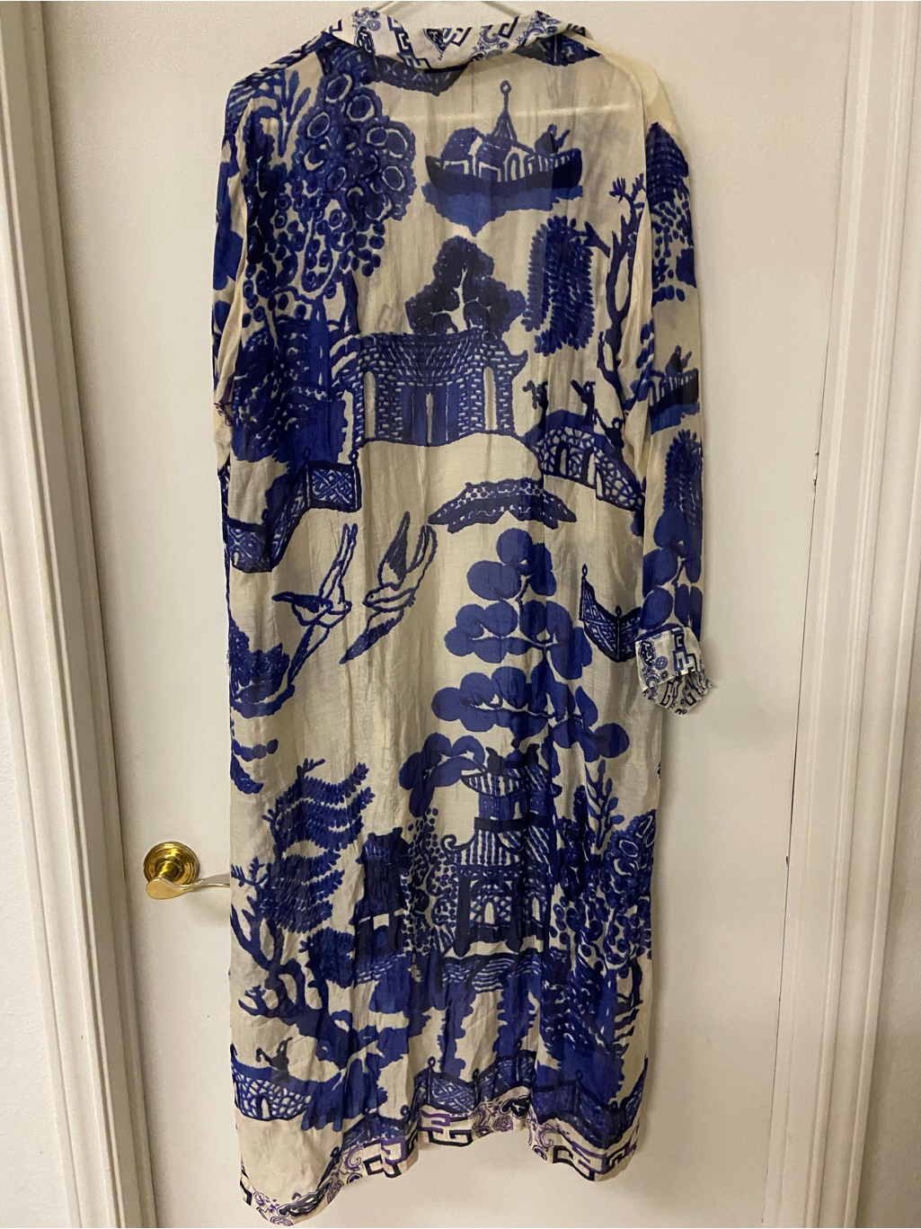 Nwt One Hundred Stars Giant Willow Woven Wrap Robe Kimono Duster O/S -No Belt- — image 7 of 8